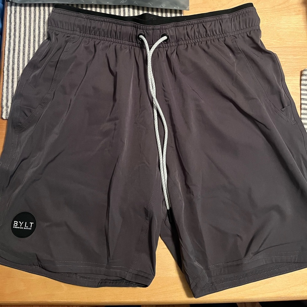 BYLT Linerless Active+ Shorts: Grey